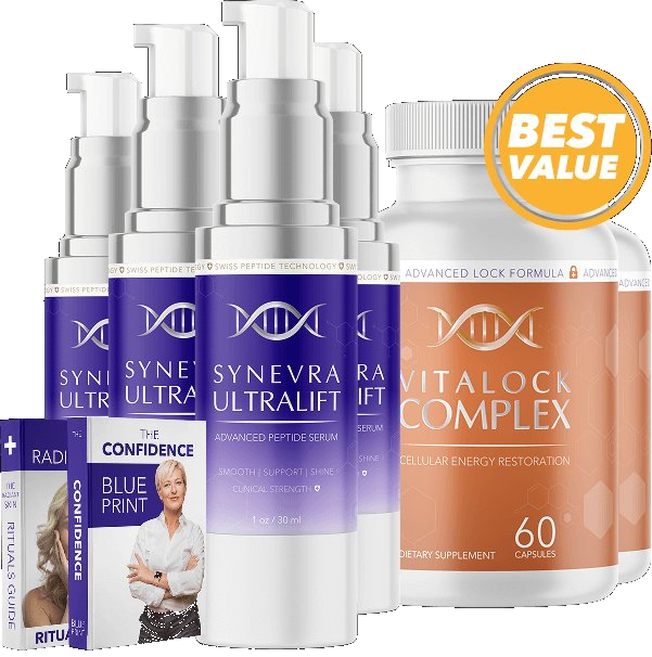 Synevra Ultimate Package - 4 Bottles + 2 VitaLock